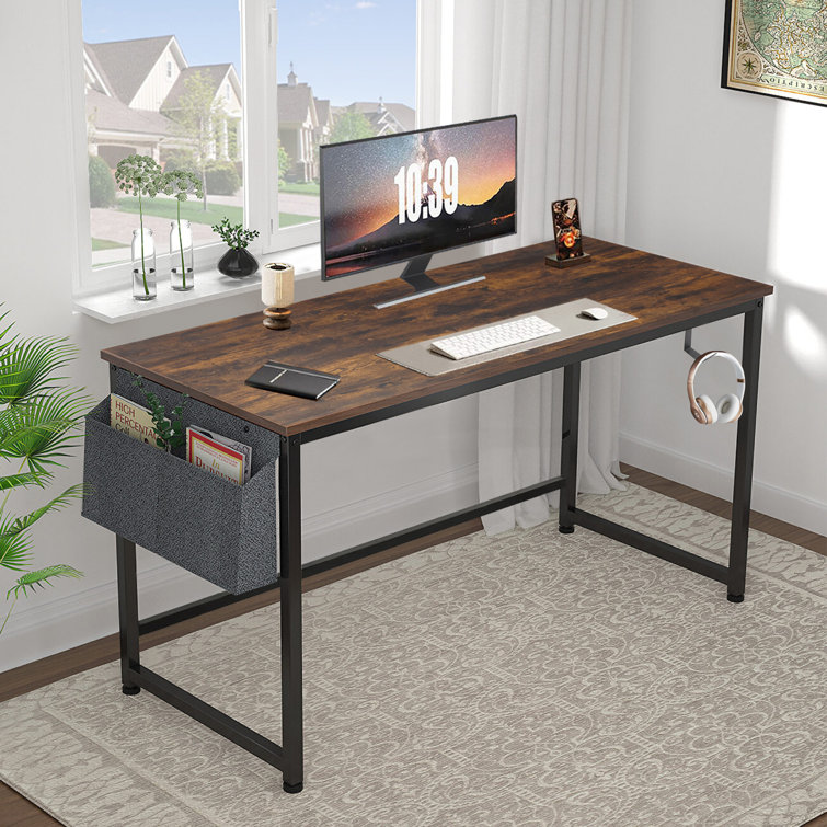 Borough Wharf Fredonyer 100cm W Rectangle Writing Desk Computer Desk